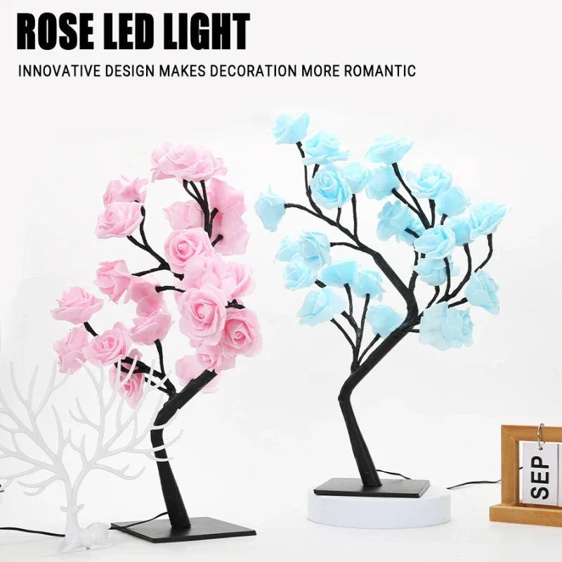 RadianceBloom - Rose Flower Tree Lamp