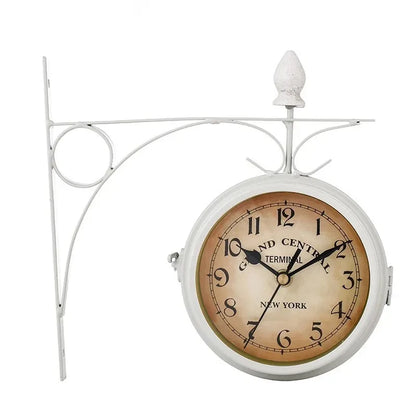 RetroTime – Vintage Double Sided Wall Clock 