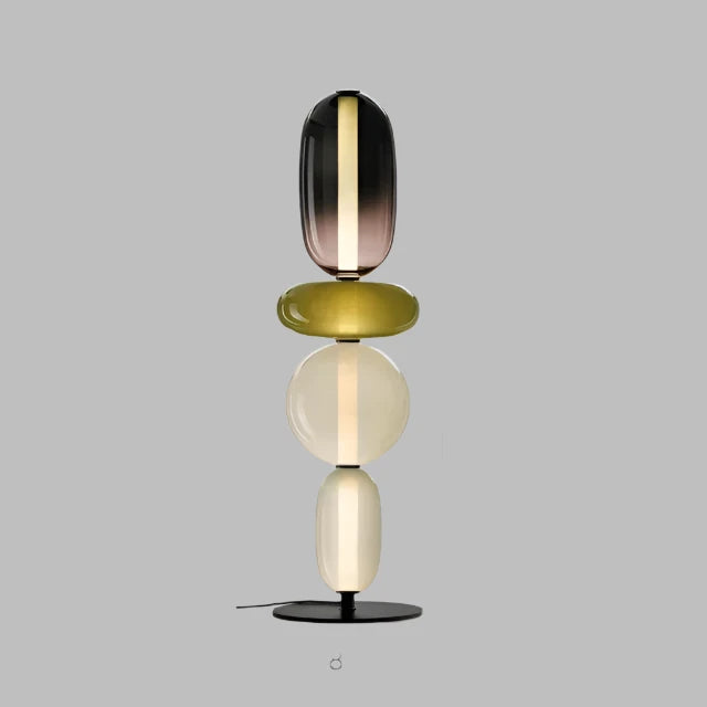 ChromaLuxe - Designer Floor Lamp with Color Accents