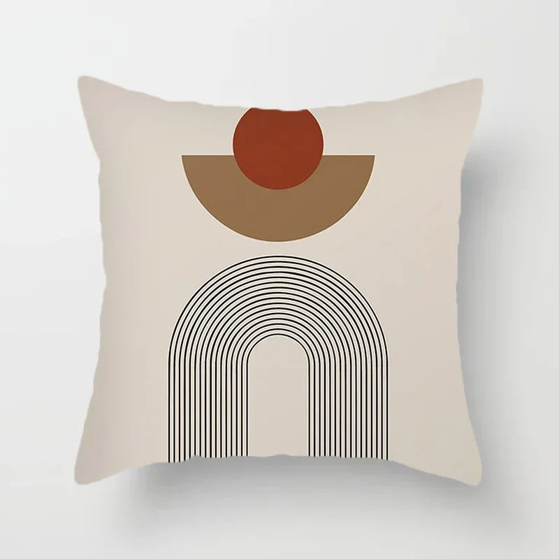 LineArt - Decoratieve Kussenhoes met Abstract Patroon