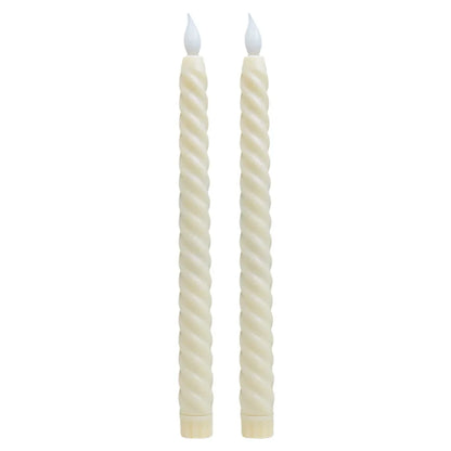 Candlestick 3D - Long LED Candles with 3D Wick for Christmas