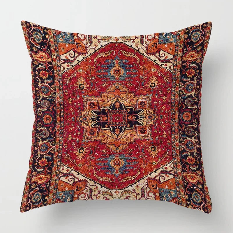 SaharaStyle - Moroccan Pattern Cushion Cover for Office and Living Room 