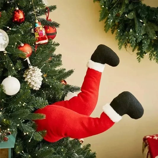 Santa Legs - Kerstdecoratie met de Benen van de Kerstman