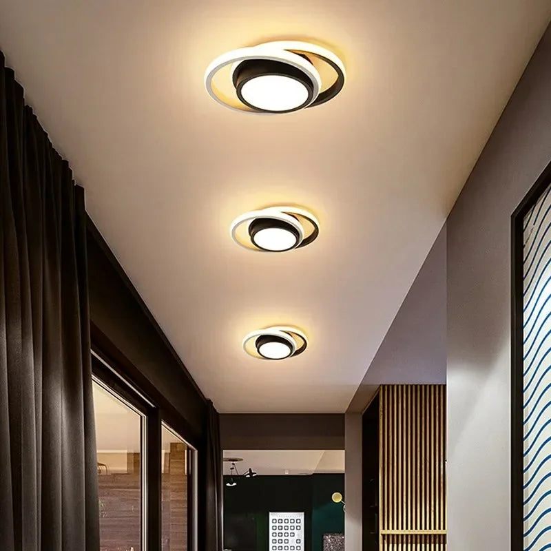 Modern LED Ceiling Lamp - 2 Rings