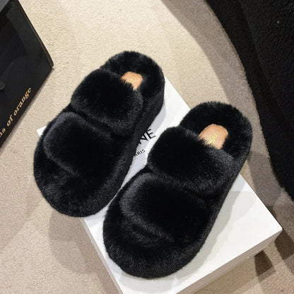 FuzzyElegance - Soft slippers for women 