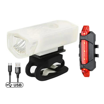 Bike Light - Rechargeable Lighting Set with Multiple Modes