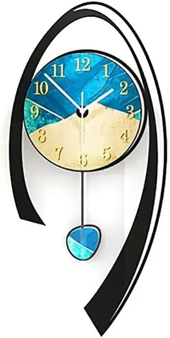 GeometricGold - Large 3D Wall Clock