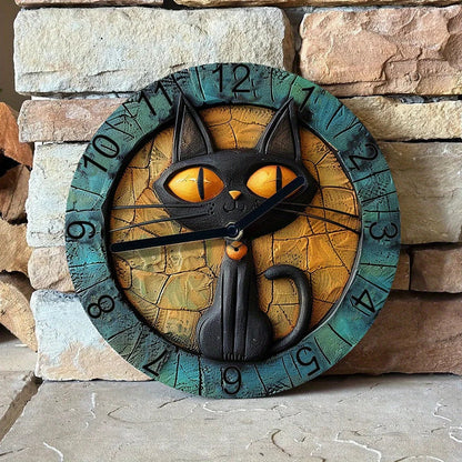 CatWhisper – Silent Aluminum Wall Clock