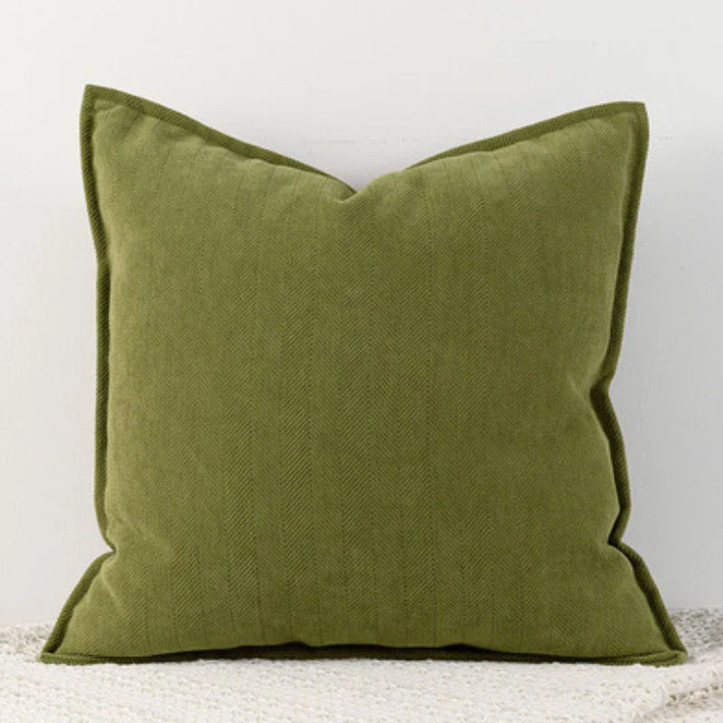 ChenilleCozy - Plain Cushion Cover for Home and Bedroom Decor