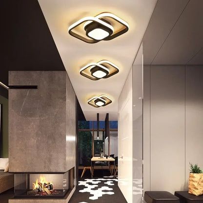 Modern LED Ceiling Lamp - 2 Rings