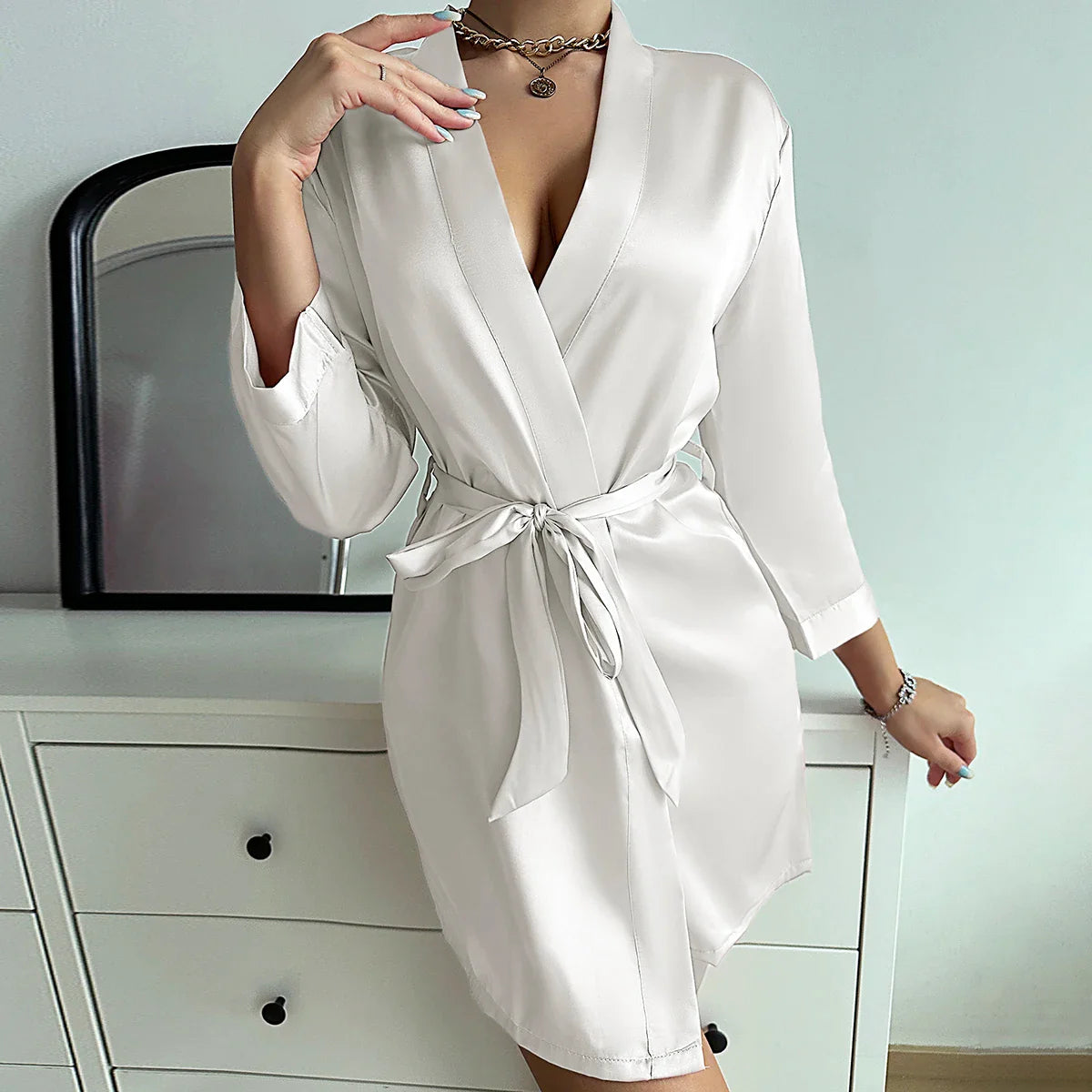 ChicWrap – Elegant Morning Dress