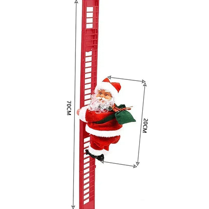 Climbing Santa Claus - Musical Santa on Ladder