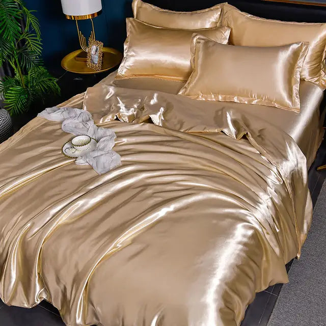 SatinLuxe - Elegante Satin Duvet Cover