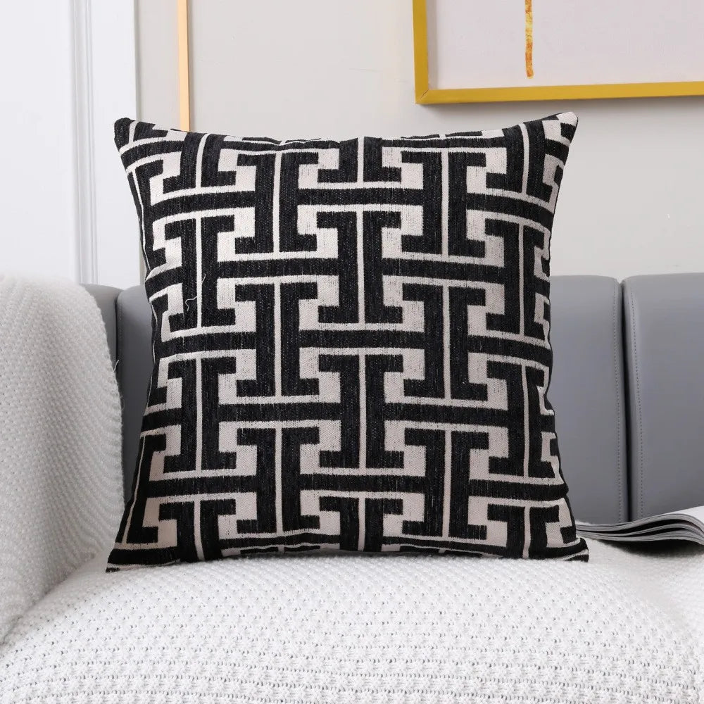 CountryCharm - Striped Cushion Cover for Living Room and Sofa