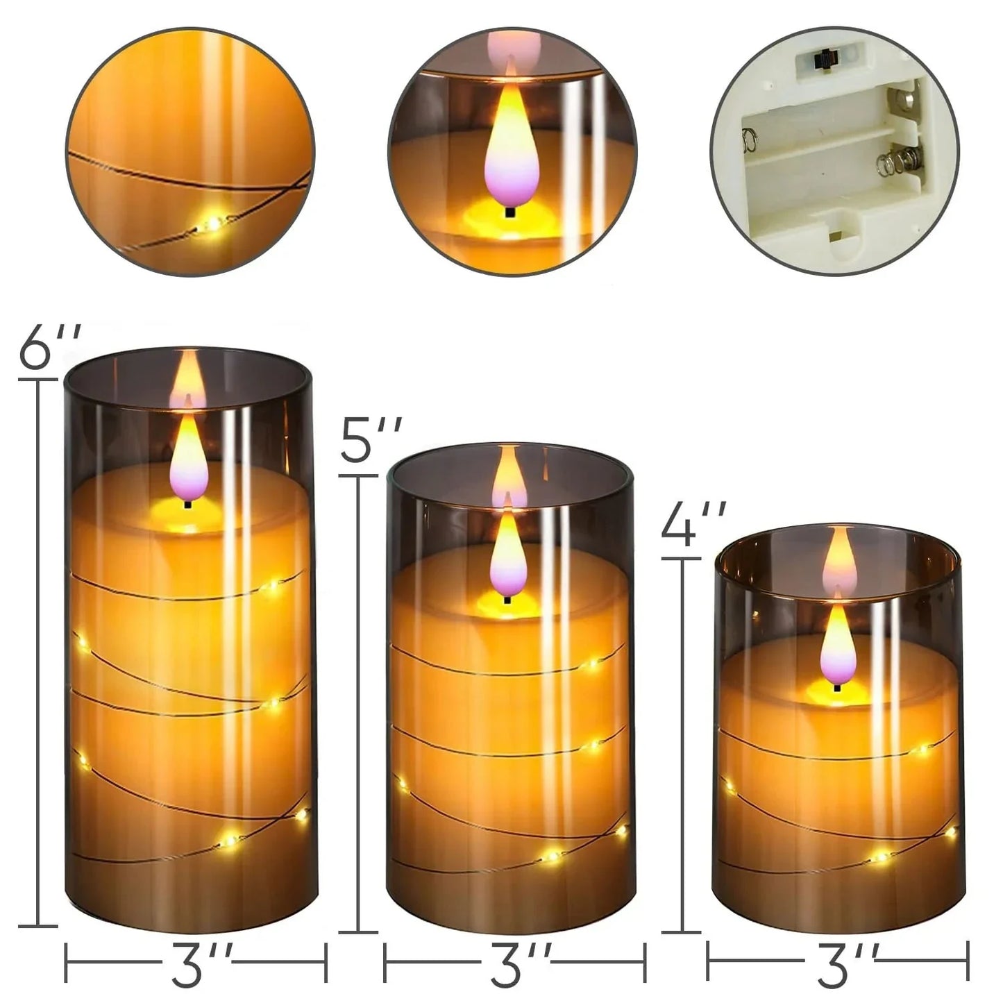 Flameflex - LED Kaarsen zonder Vlam met Realistisch Effect