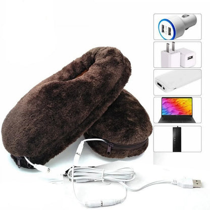 SnugGifts - Instant Warmth Electric Slippers 