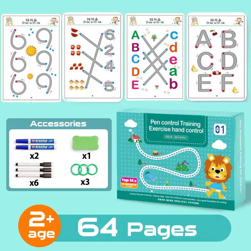 Magic Tracing Workbook Set for Kids