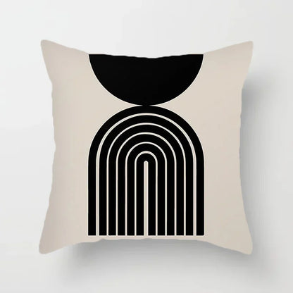 LineArt - Decoratieve Kussenhoes met Abstract Patroon