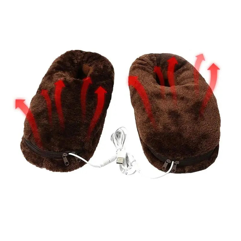 HeatSwift - USB Heated Slippers for Winter 