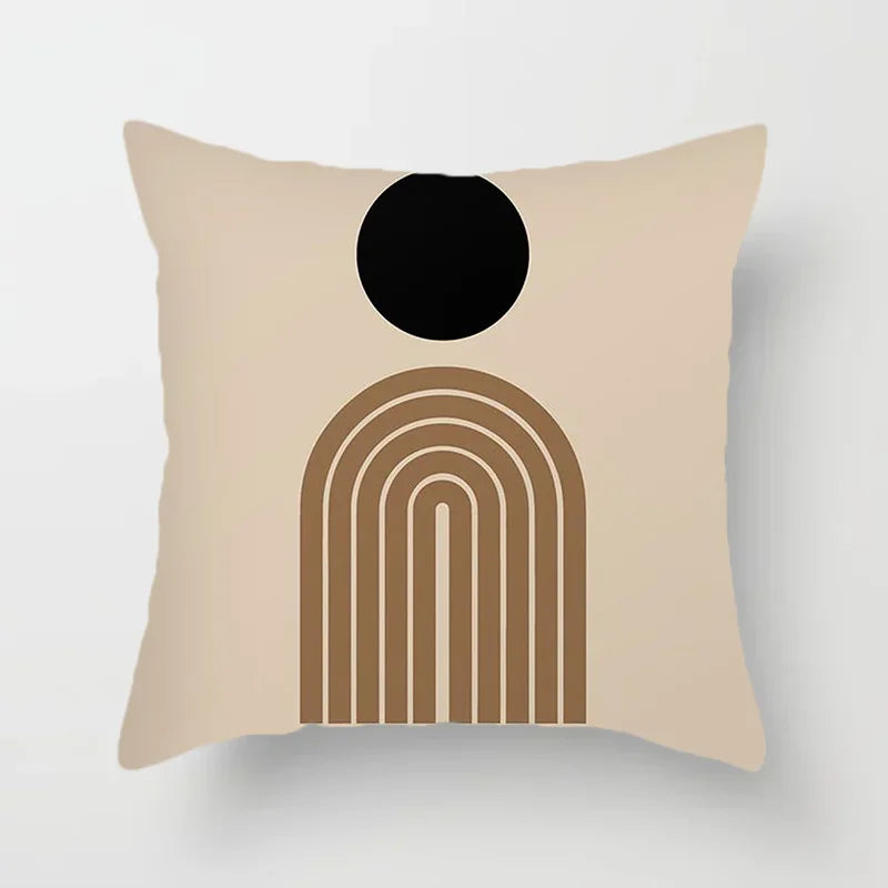 LineArt - Decoratieve Kussenhoes met Abstract Patroon