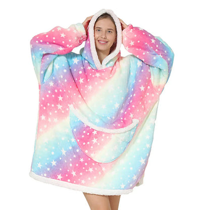 SnugJoy - Fleece Deken met Capuchon