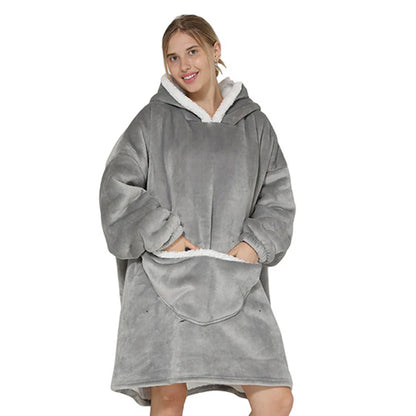 SnugJoy - Fleece Blanket with Hood 