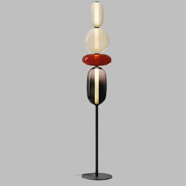 ChromaLuxe - Designer Floor Lamp with Color Accents