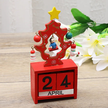 CalendrierJoyeux - Houten Santa Kerstboom voor Decoratie