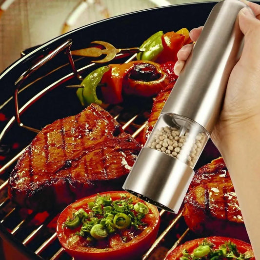 PeperMeester - Electric Pepper Mill with Adjustable Fineness 