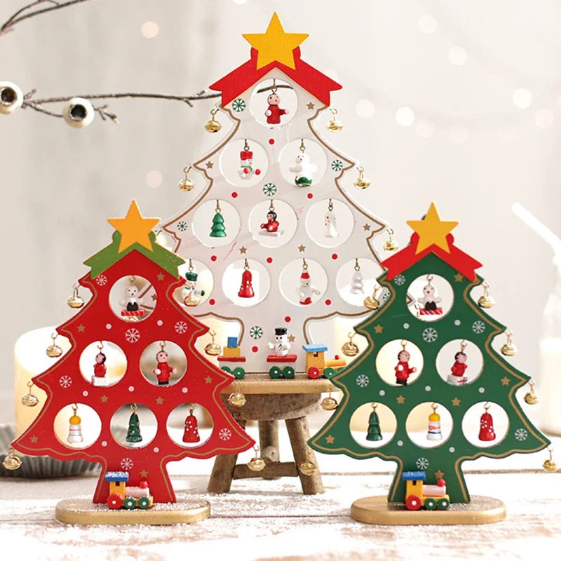 SapinElegant - Wooden Christmas Decoration for Desk