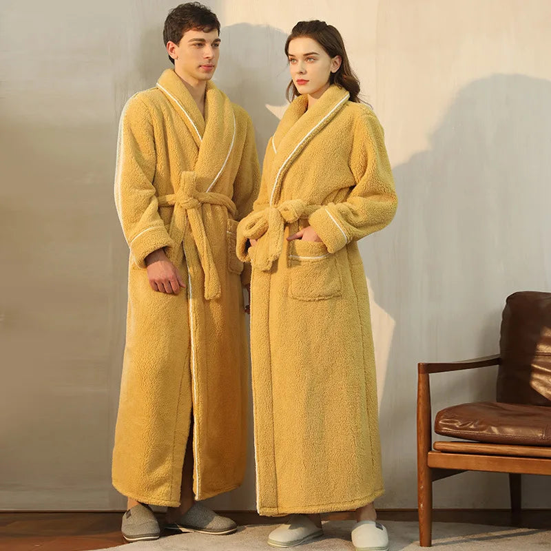 FleeceComfort – Flannel winter bathrobe 