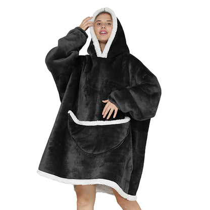 SnugJoy - Fleece Blanket with Hood 