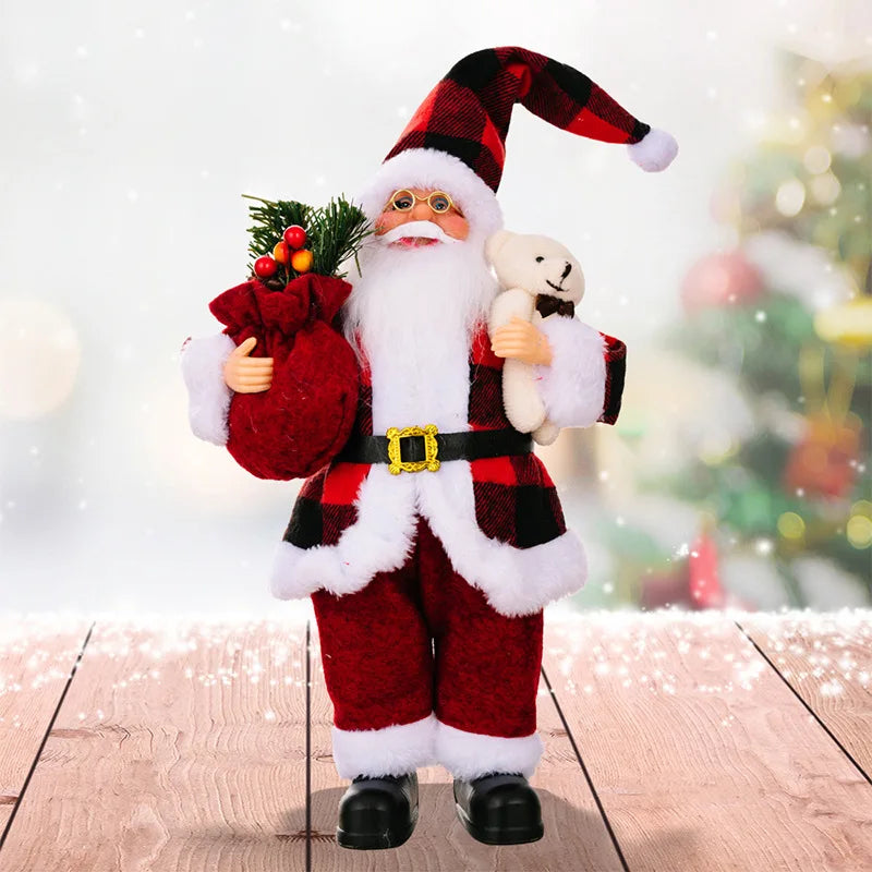 PoupeeFestive - Santa Claus Plush for Christmas and Festivities