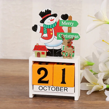 CalendrierJoyeux - Houten Santa Kerstboom voor Decoratie