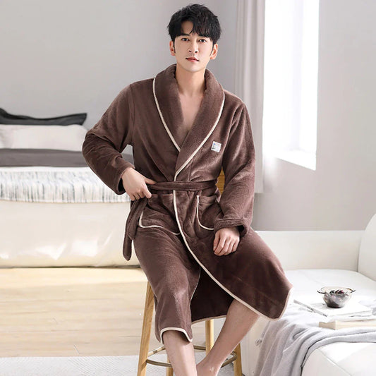 WarmPlush – Soft and Warm Bathrobe for Men 