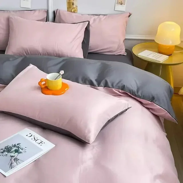 DuoDrape - Double-Sided Duvet Cover for Modern Comfort 