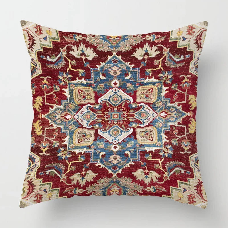 SaharaStyle - Moroccan Pattern Cushion Cover for Office and Living Room 