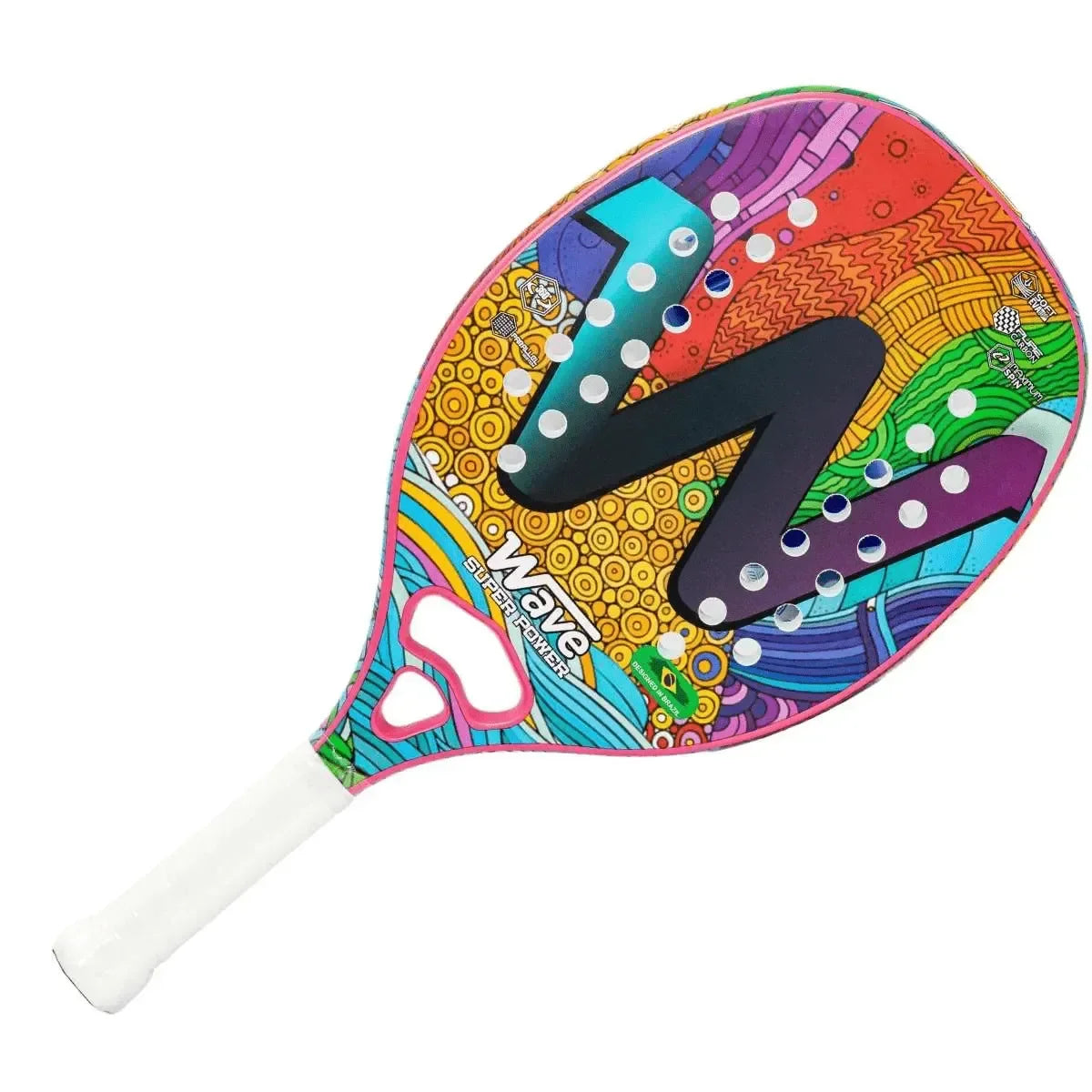 SpinMaster Wave - Beach Tennis Racket van Carbon