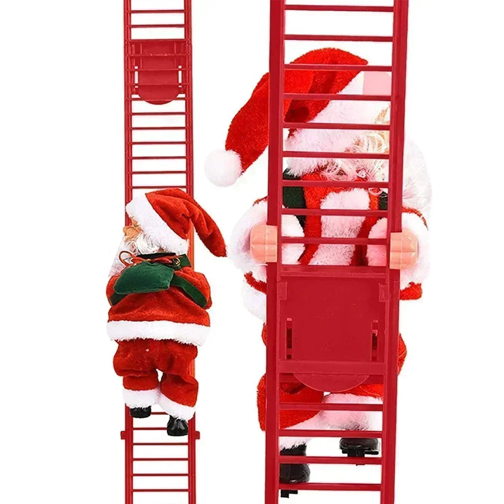 Climbing Santa Claus - Musical Santa on Ladder