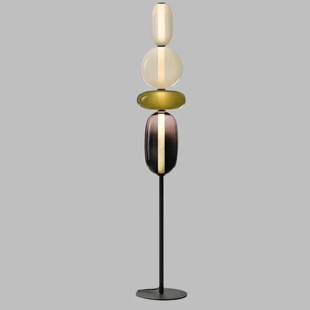 ChromaLuxe - Designer Floor Lamp with Color Accents