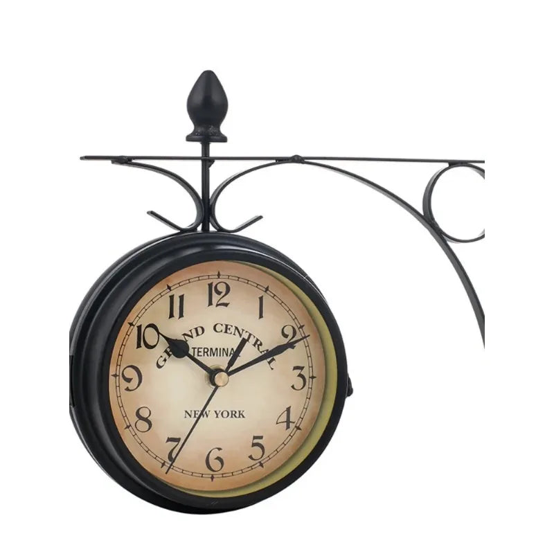 RetroTime – Vintage Double Sided Wall Clock 