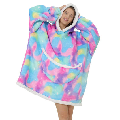 SnugJoy - Fleece Deken met Capuchon