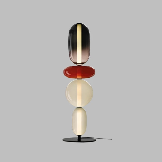 ChromaLuxe - Designer Floor Lamp with Color Accents