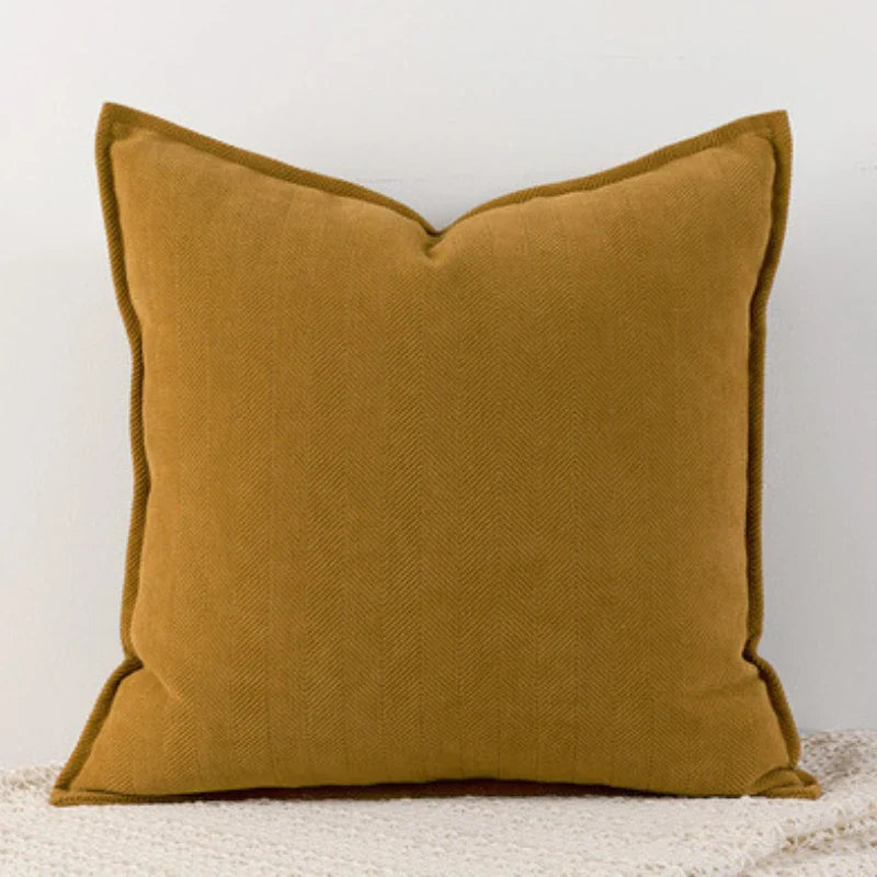 ChenilleCozy - Plain Cushion Cover for Home and Bedroom Decor