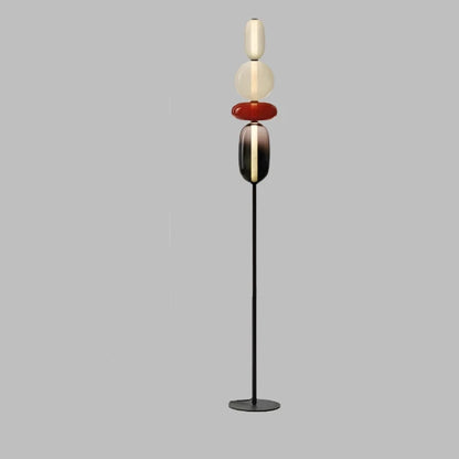 ChromaLuxe - Designer Floor Lamp with Color Accents