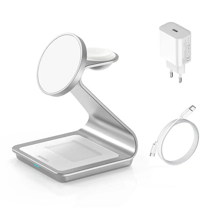 Magnetique - Draadloze Oplader 3 in 1 30W voor iPhone, Apple Watch en AirPods