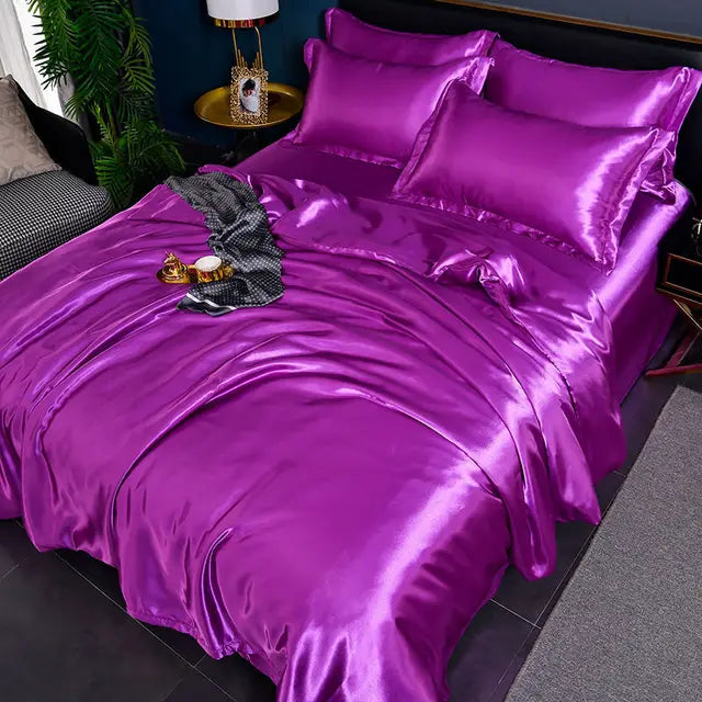 SatinLuxe - Elegante Satin Duvet Cover