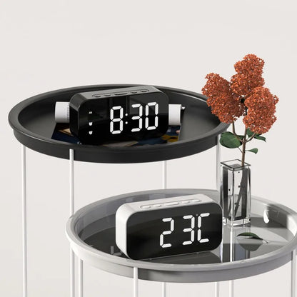 TimeGlow – LED Horloge met Temperatuurweergave en Dubbele Alarmfunctie