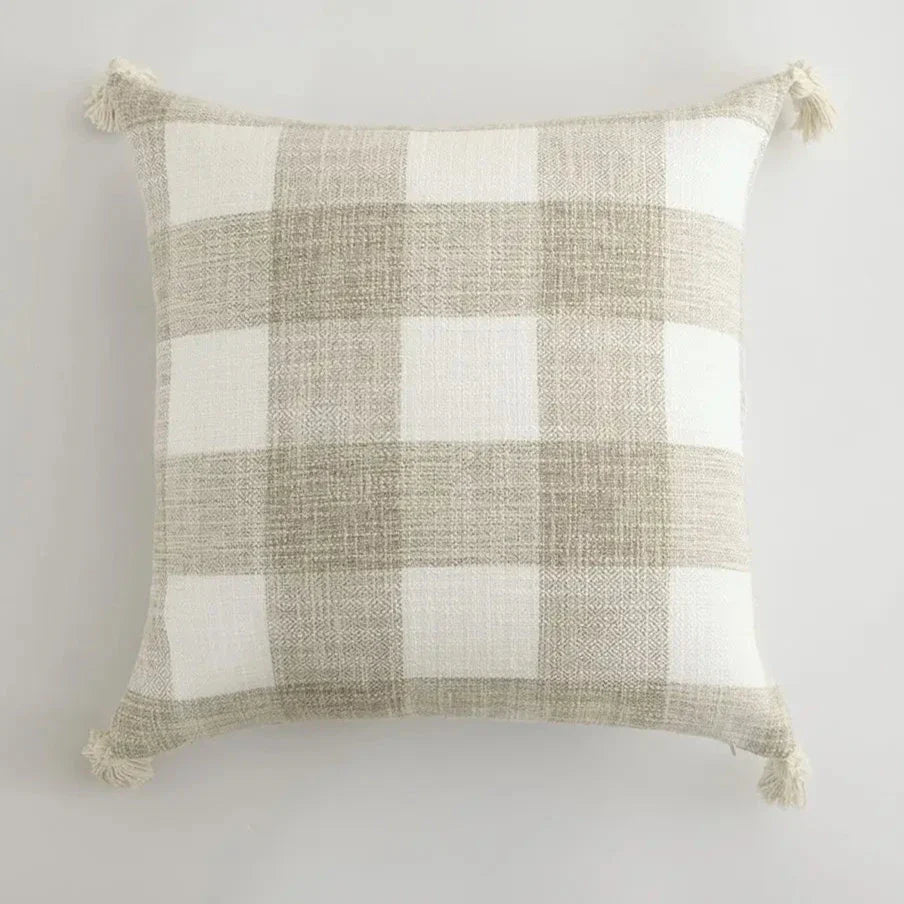 CreamCozy - Decorative Cushion Cover with Linen French 