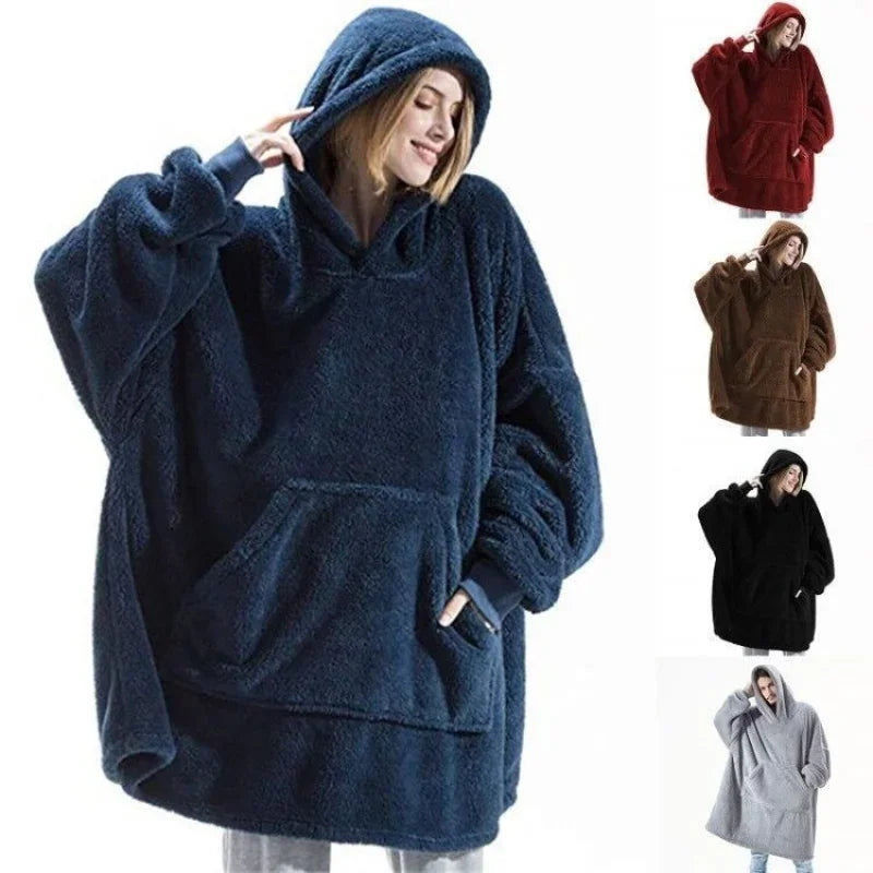 FleeceHaven - Comfortable Blanket Sweater 